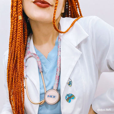 ProCardial® Titan Kardiologie  Stethoskop - Baby Mermaid/ Roségold +Transportetui