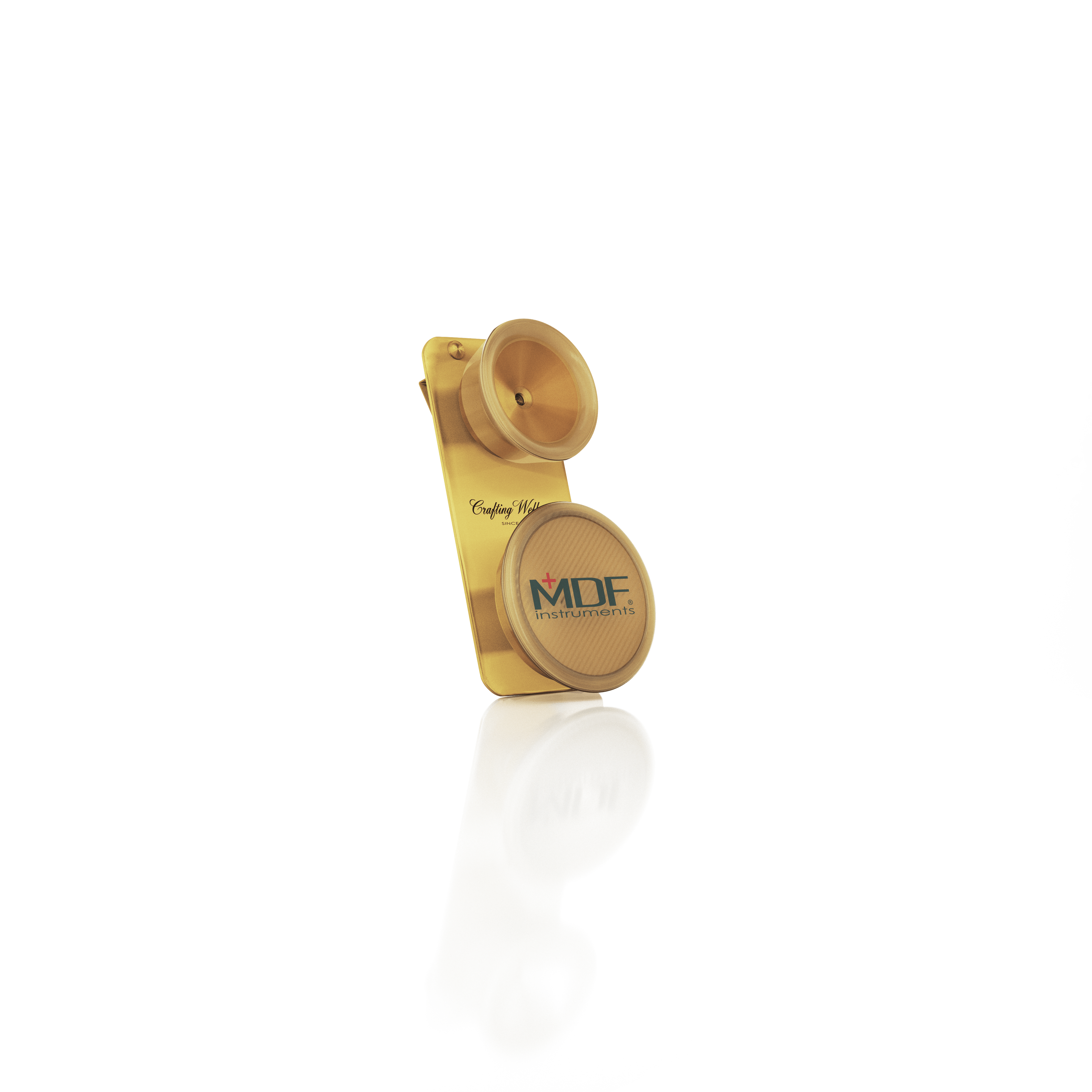 Pädiatrieaufsatz mit Clip - für MD ONE Epoch Titan-Stethoskop - Gold - Offizielle Website von MDF Instruments Germany