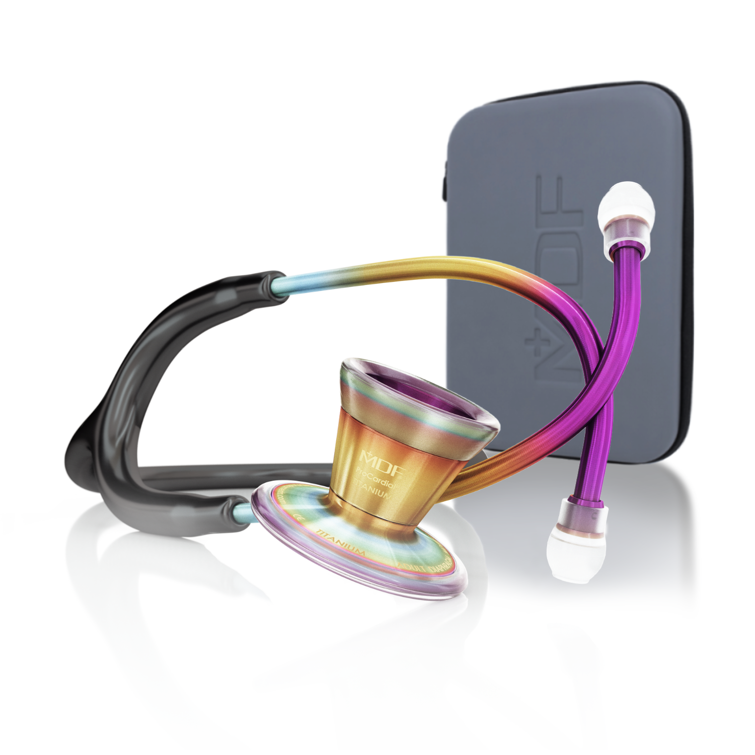 PROCARDIAL® TITAN KARDIOLOGIE ERWACHSENEN STETHOSKOPE  SCHWARZ/KLEIDOSKOP